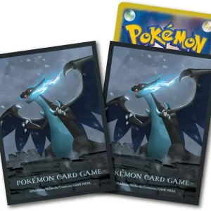 Pokemon Mega Charizard X 2025 Castle Card Game Deck Sleeves Black