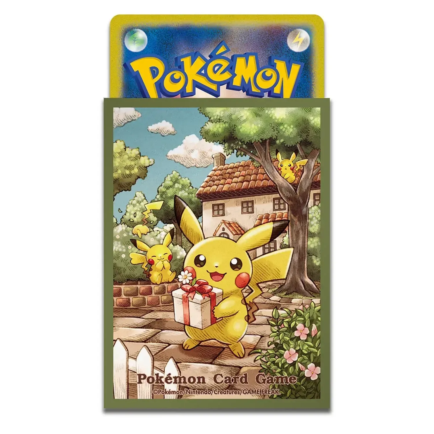 Pokemon Pikachu Gift Green Pokemon Card Game Deck Sleeves 2025 - Image 2