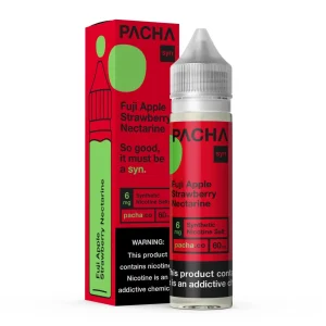 Pacha Syn Fuji Apple Strawberry Nectarine 60ml Vape Juice - 6mg