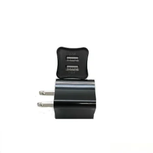 Wall Charger 2A ( 2 USB Ports ) ( Square )