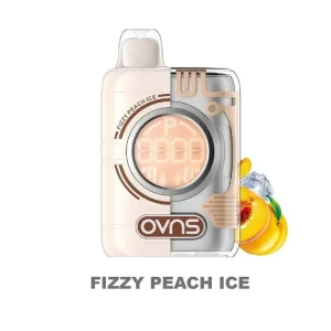 OVNS Puff Geek Truth Puff Disposable Vape Kit (5%, 18.5ml) - Fizzy Peach Ice