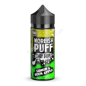Lemon & Sour Apple by Moreish Puff Candy Drops Short Fill