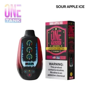 One Tank 40K Ice Control Disposable Vape (5%, 40000 Puffs) - Sour Apple Ice