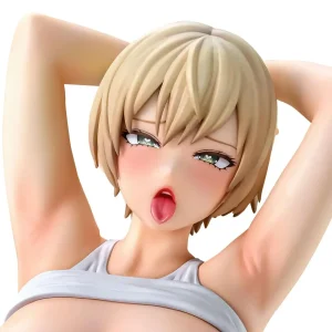 Q-Six Mino Natsuki White Gal Ver 1/5 Scale PVC Figure for Display