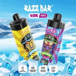Razz Bar 40000 40k Puffs With Screen 16 Flavors Disposable Vape