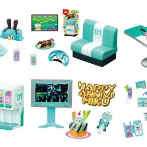 Re-Ment Hatsune Miku Karaoke Box 1: Compact H120xW145xD185mm PVC ABS