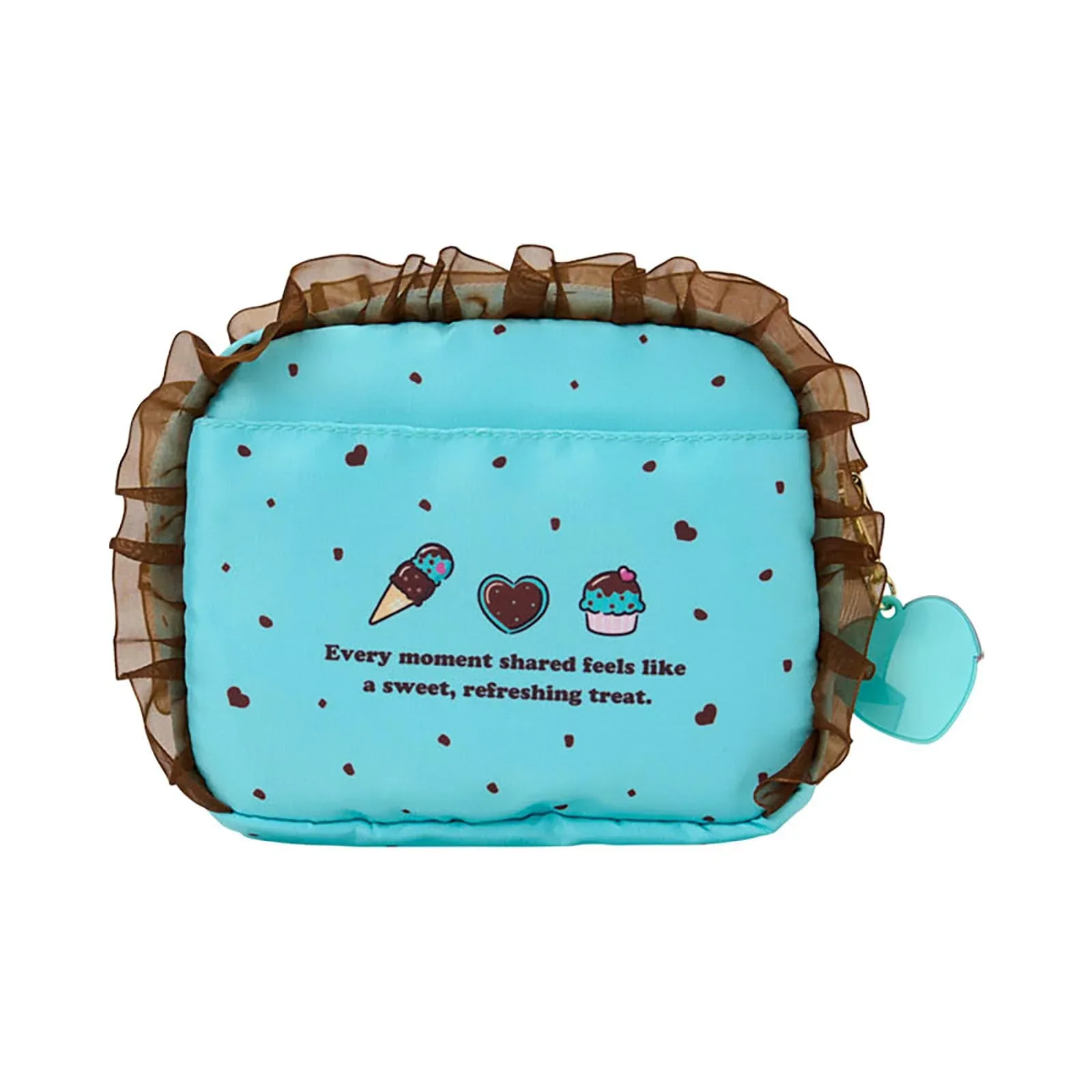 Sanrio Kuromi Pouch Chocolate Mint Polyester Cotton Ages 3+ - Image 2
