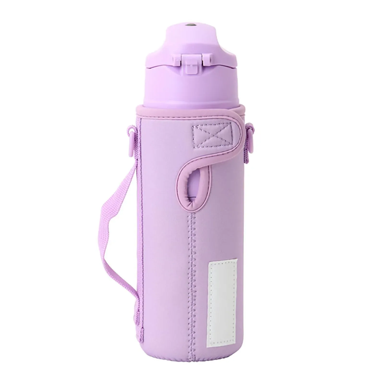 Sanrio Kuromi Stainless Steel Bottle for Kids 470Ml Cold Storage One-Touch Open - Image 2