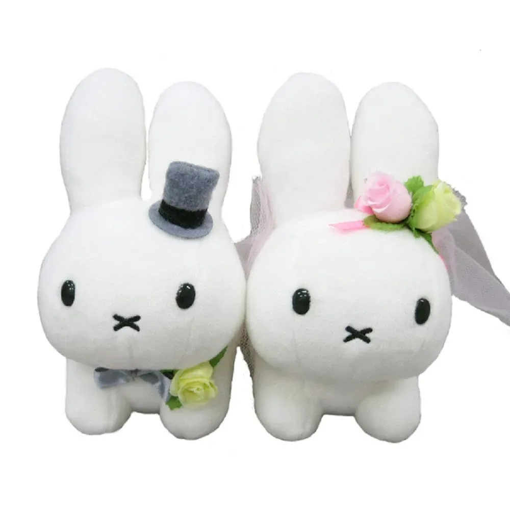 Sekiguchi Bruna Wedding Doll Rabbit 15x18x15cm Plush Toy - Image 2