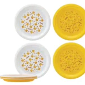 Skater Plates 21Cm Set of 4 Pikachu Pokemon Plastic