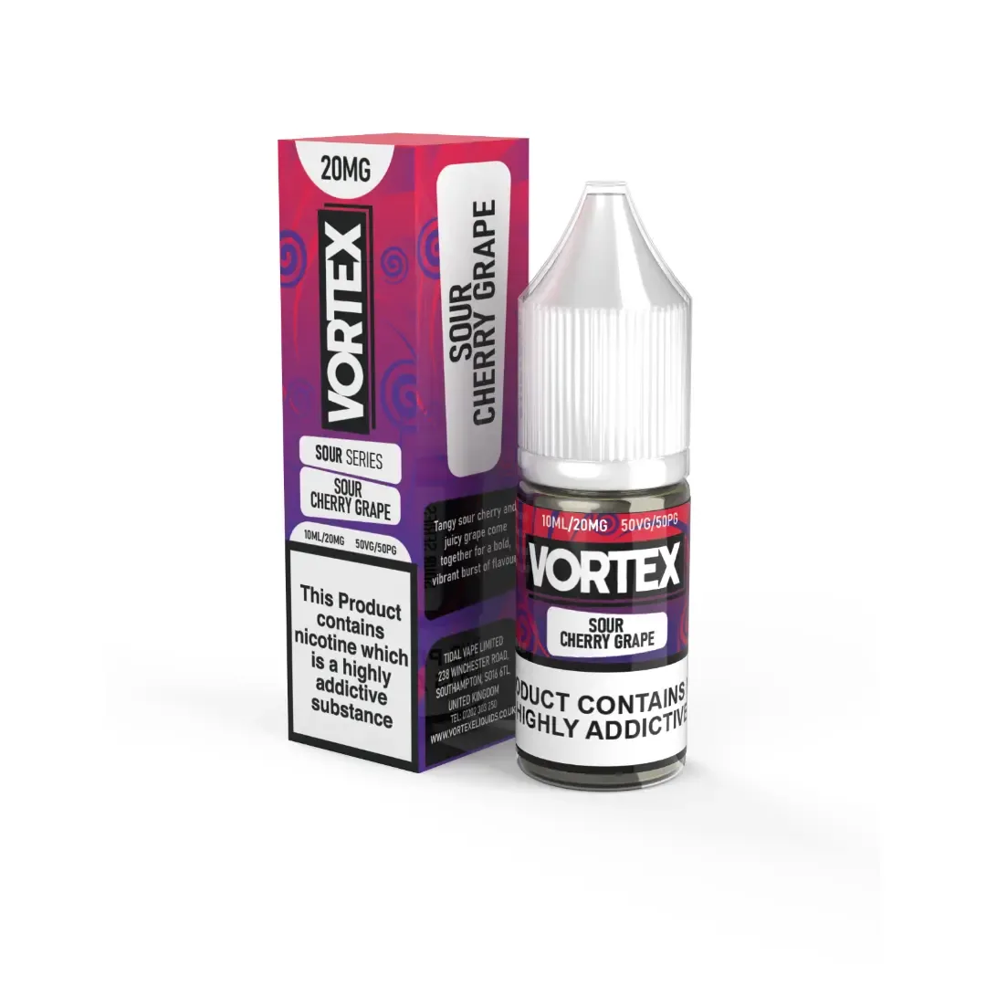 Sour Cherry Grape Nic Salt by Vortex Bar Series - Image 2