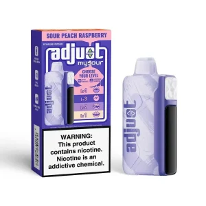 Sour Peach Raspberry - Adjust MySour 40K Disposable Vape