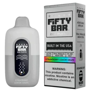 Strawberry Lemon Grape - Fifty Bar 20K Disposable Vape