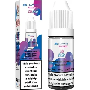 Strawberry raspberry blueberry Hayati Pro Max Nic Salts e-liquid 10ml