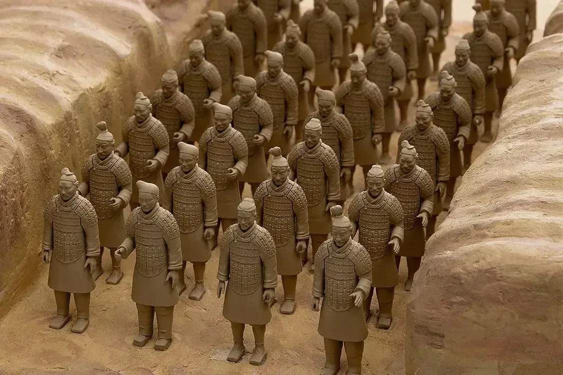 StudioSYUTO Terracotta Warrior Figure Plastic Model 1/35 Scale - Image 2