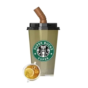 SUPER BUCKS Mini Cup Disposable Vape 8000 Puffs – Lemon Passion Fruit