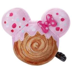 Takara Tomy Arts Disney Nui Pan Minnie Mouse Croissant Plush Toy 15cm Wide