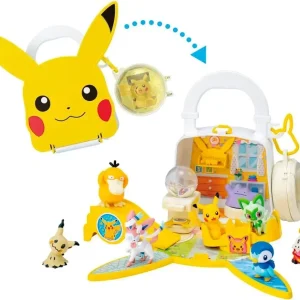 Takara Tomy Pokémon Moncolle Nakayoshi Bag Pikachu Figure Set