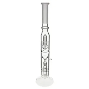 The Double Play - Hydros Glass Bong - 17"
