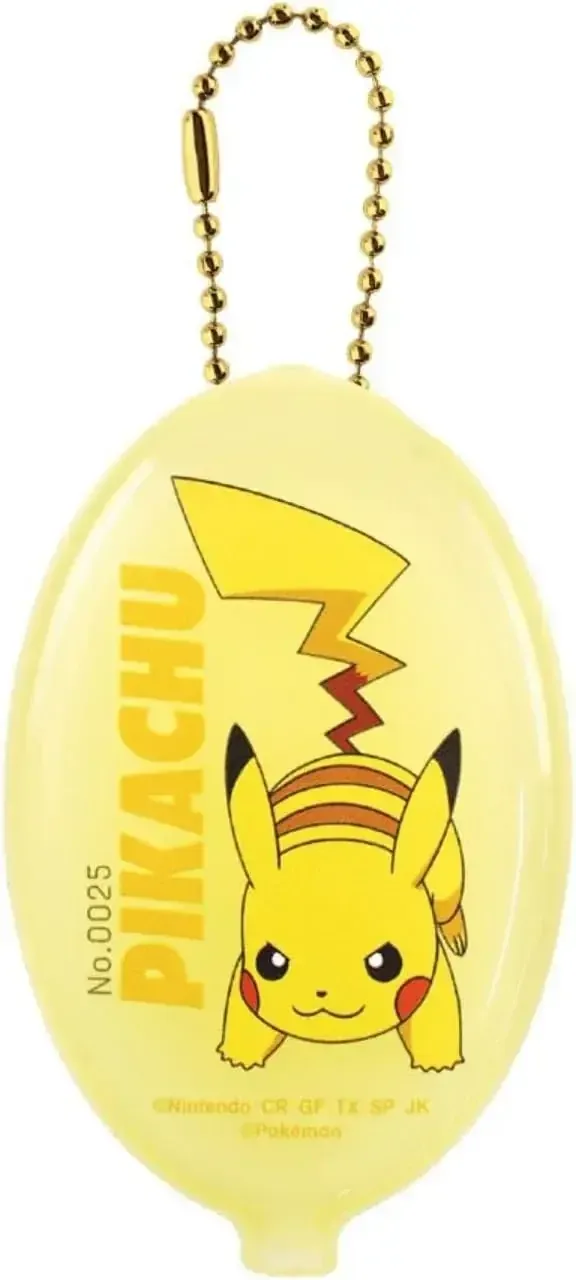 T's Factory Pokemon Rubber Coin Case - Pikachu Organizer