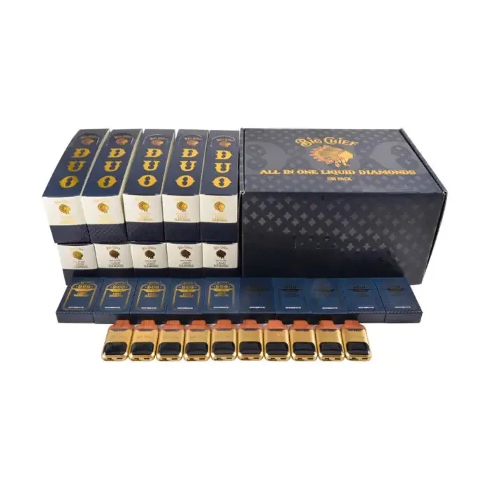 USA big chief duo vape | wholesale high quality empty led dual chamber disposable | - Image 2