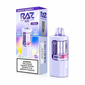 White Gummy - RAZ Vue 50K Disposable Pod