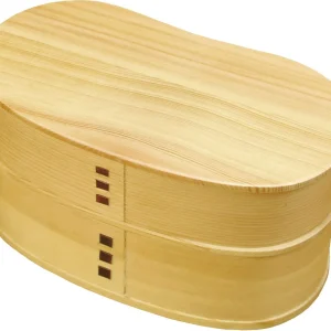 Yamaco Shiramatsu Bean 2-Tier Bento Box 803996 Durable Lunch Container