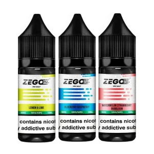 Zego Nic Salt 10ml E-Liquid – (BOX OF 10)