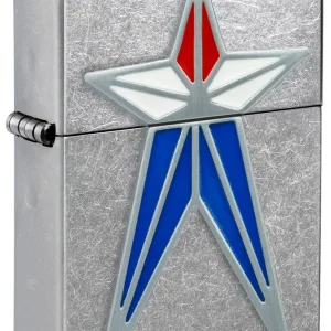 Zippo Lighter - Red, White & Blue Star